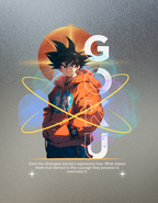 GOKU: FEAR NOTHING — CLASSIC CREW T-SHIRT