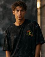 GOKU: FEAR NOTHING — ACID WASH OVERSIZED T-SHIRT