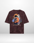 GOKU: FEAR NOTHING — ACID WASH OVERSIZED T-SHIRT