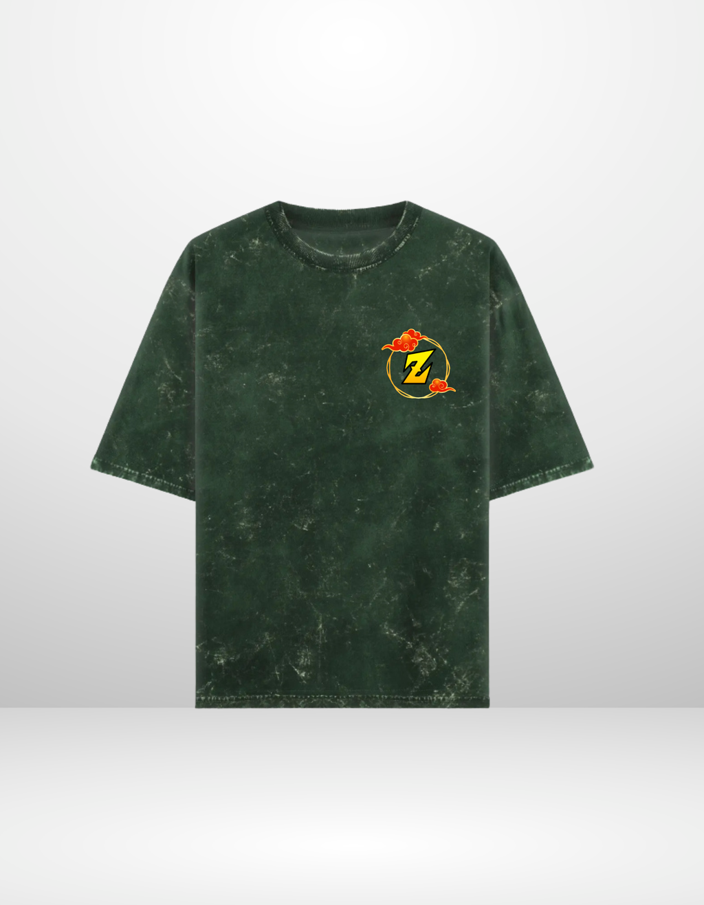 GOKU: FEAR NOTHING — ACID WASH OVERSIZED T-SHIRT