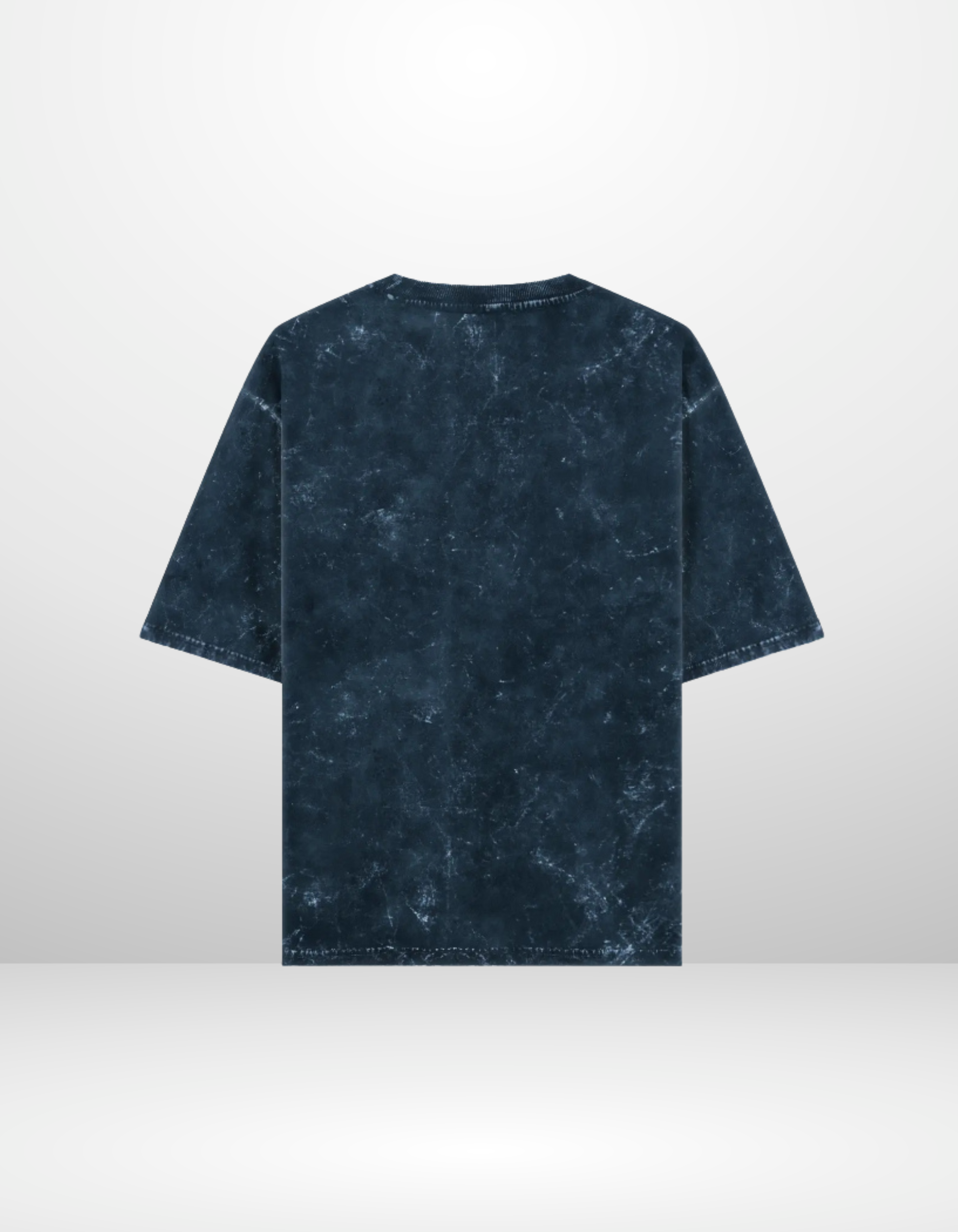 GOKU:SUPER SAIYAN BLUE:BELIEVE- MENS ACID WASHED OVERSIZED T-SHIRT