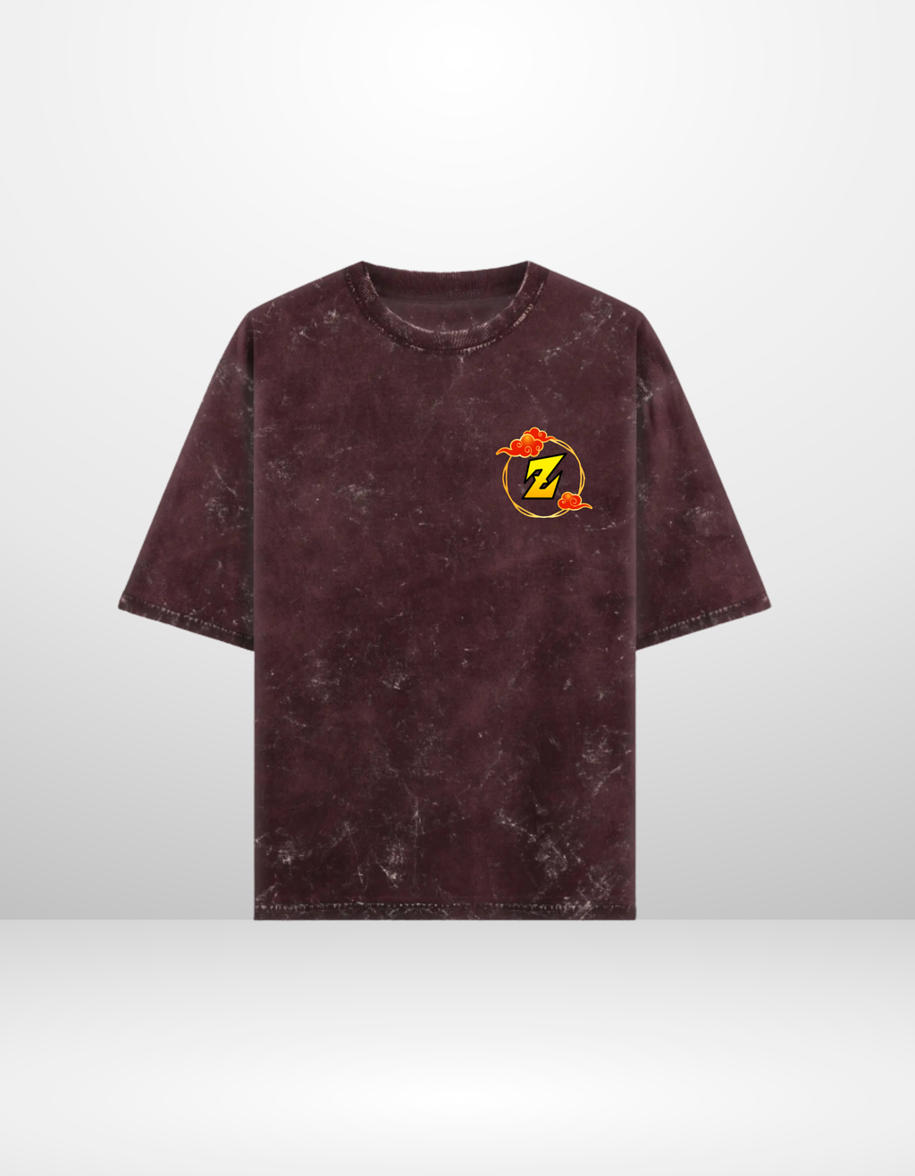 GOKU: FEAR NOTHING — ACID WASH OVERSIZED T-SHIRT