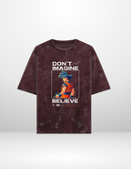 GOKU: BELIEVE — ACID WASH OVERSIZED T-SHIRT