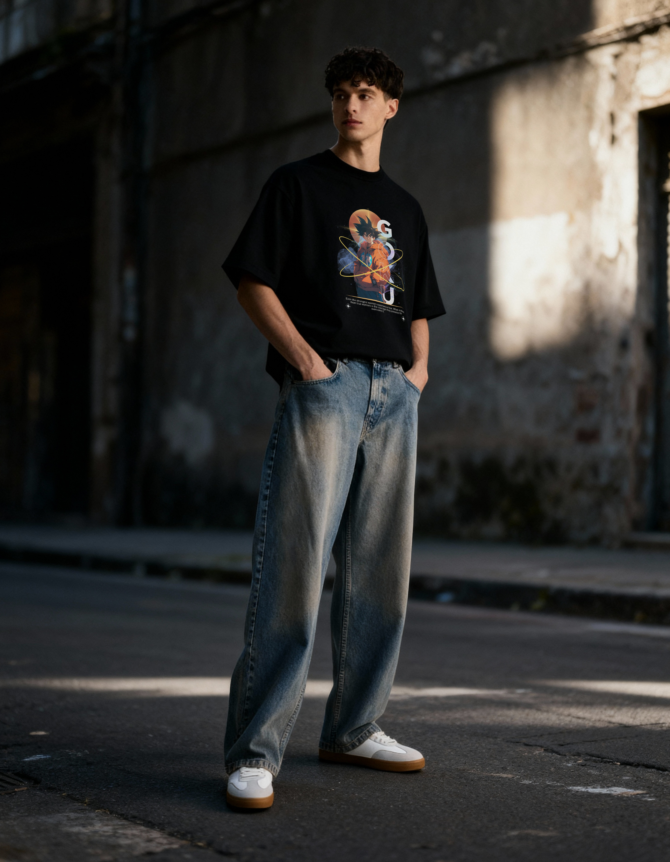 GOKU: FEAR NOTHING — CLASSIC CREW T-SHIRT