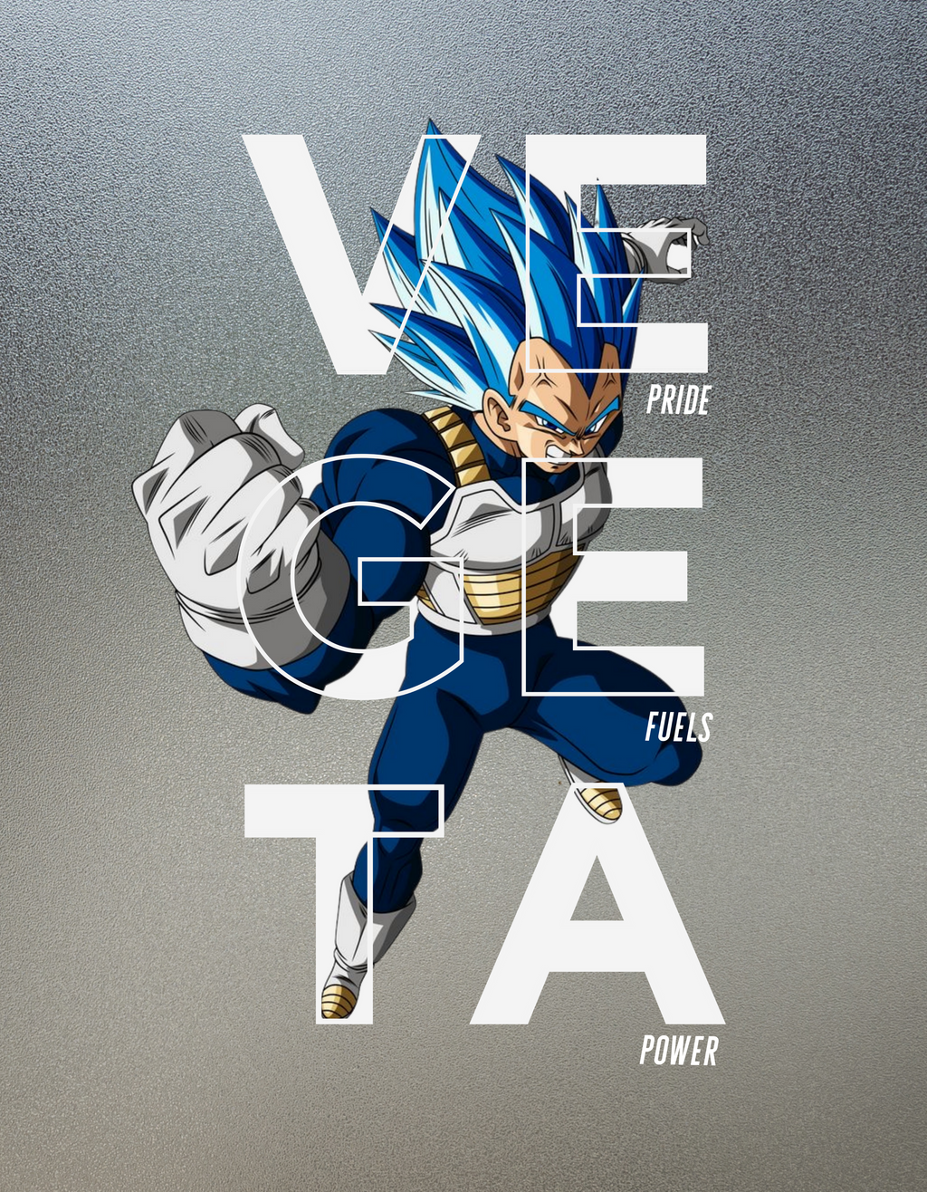 VEGETA: PRIDE FUELS POWER — CLASSIC CREW T-SHIRT