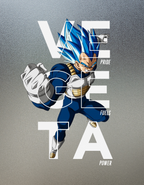 VEGETA: PRIDE FUELS POWER — CLASSIC CREW T-SHIRT